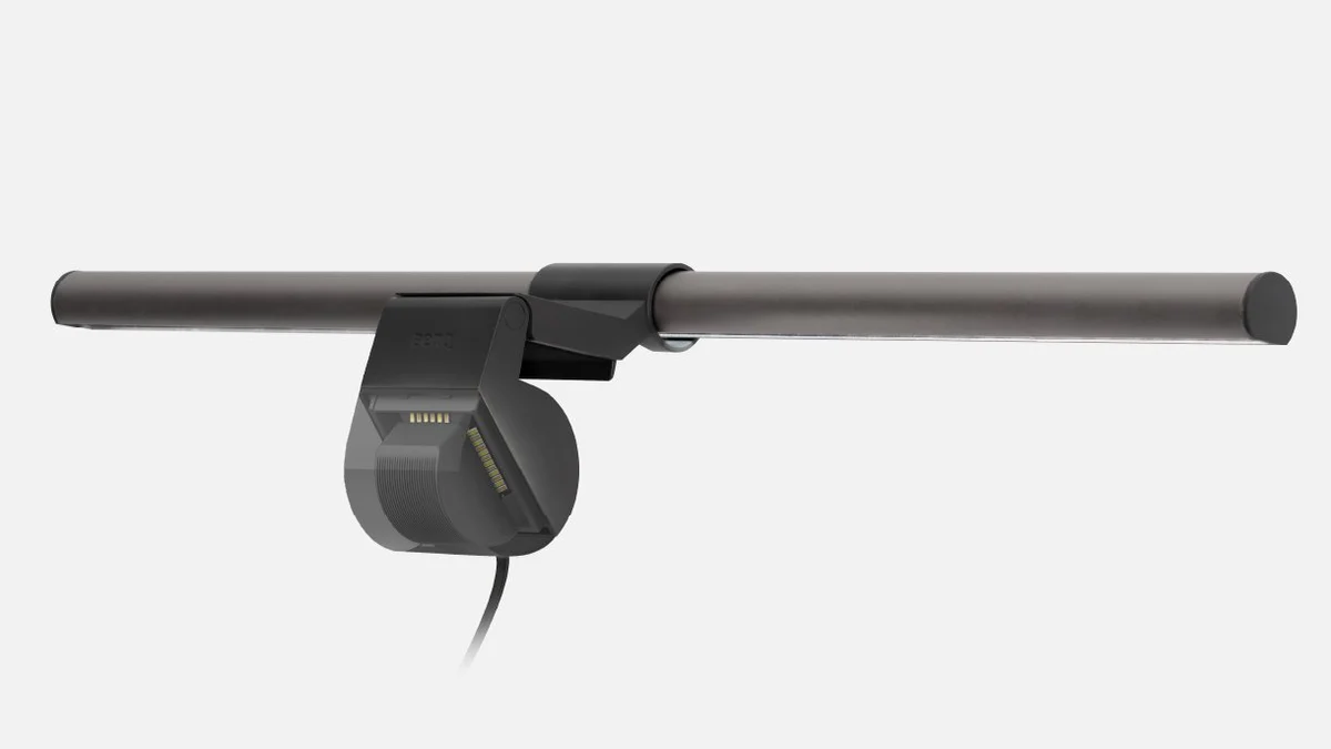 BenQ ScreenBar Halo patented gravity counterweight clamp