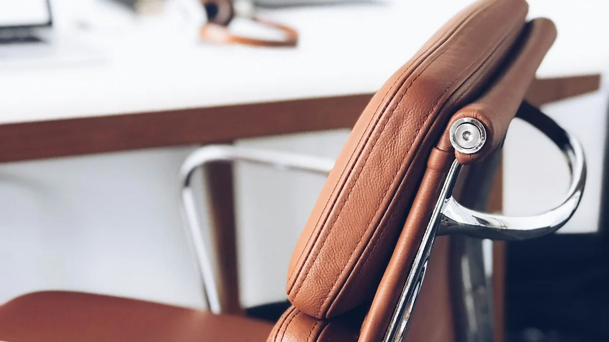 Herman Miller Aeron Remastered ergonomic task chair in executive office setup
