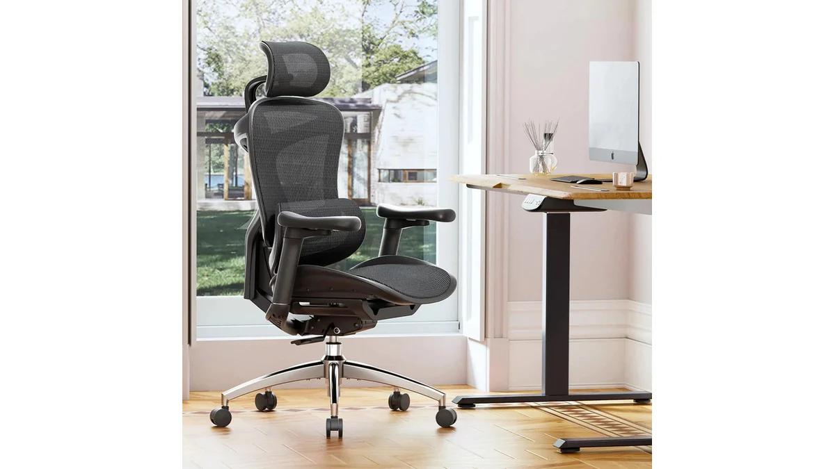 SIHOO Doro C300 self-adaptive mechanical lumbar cushion closeup